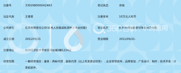 杭州京沪知识产权代理_360百科